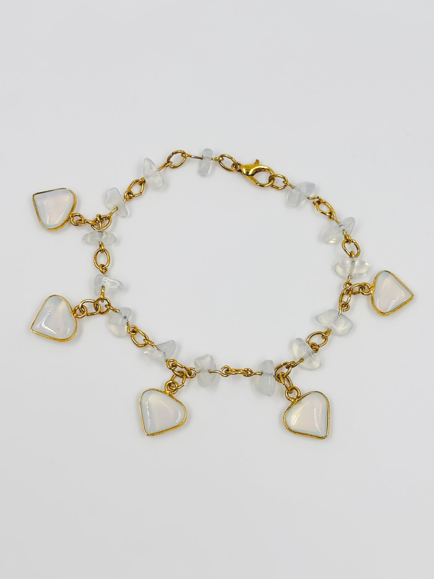 Moonstone Droplet Bracelet