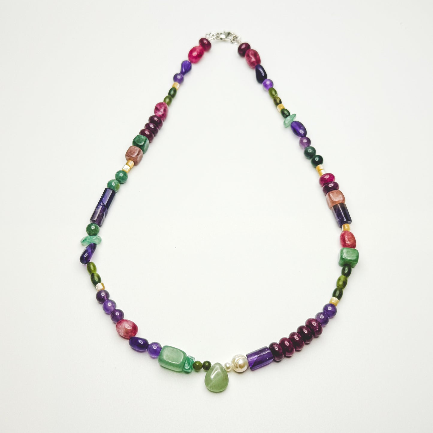 Multi-Beast Beaded Necklace