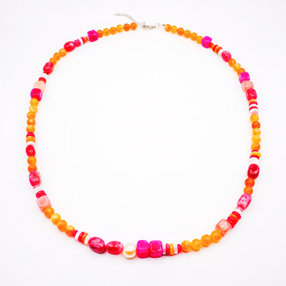 Sundown Beaded Necklace