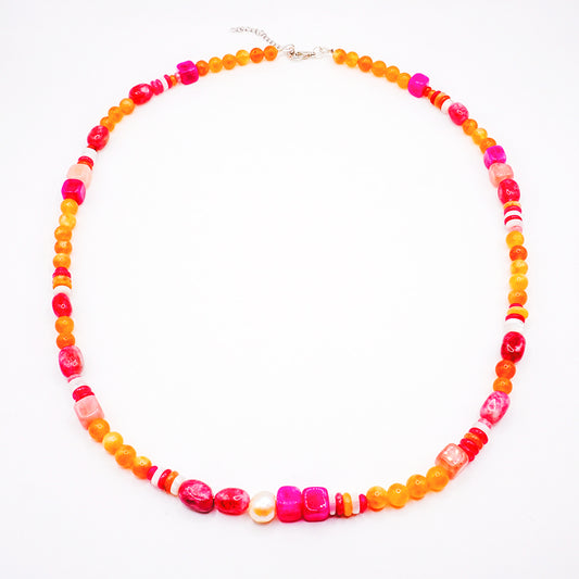 Sundown Beaded Necklace